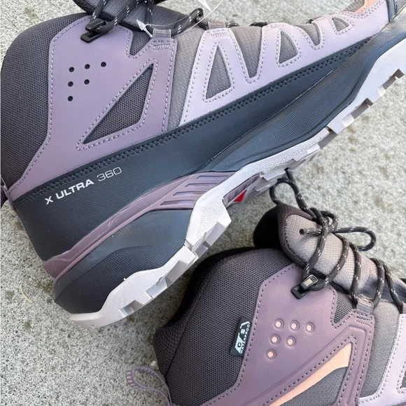 Salomon Women's X Ultra 360 Mid CSWP W Hiking Boots Size 10.5 - Picture 9 of 14